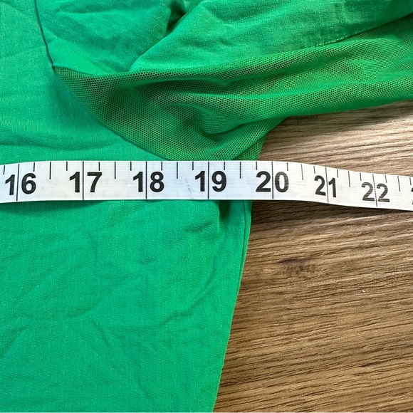 IBKUL Womens Sunshirt Medium Kelly Green Long Sleeve Mesh Golf UPF 50+ Isleworth - Picture 6 of 8